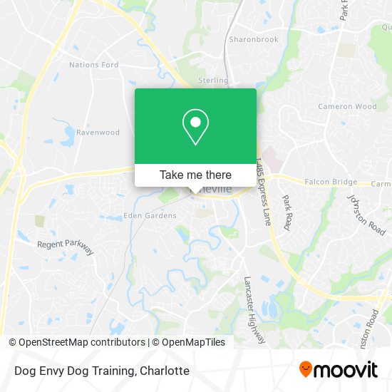 Dog Envy Dog Training map