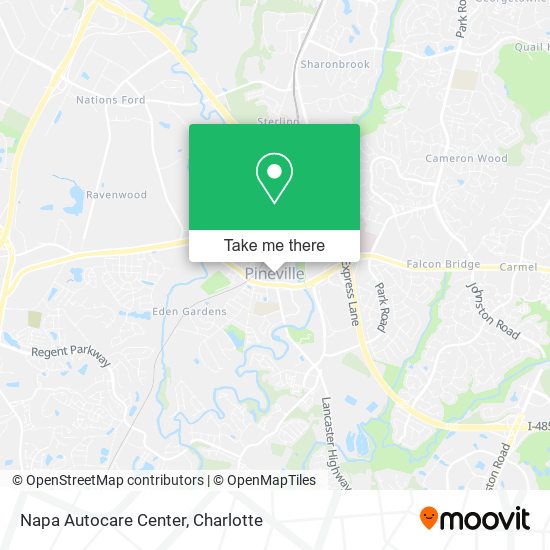 Napa Autocare Center map