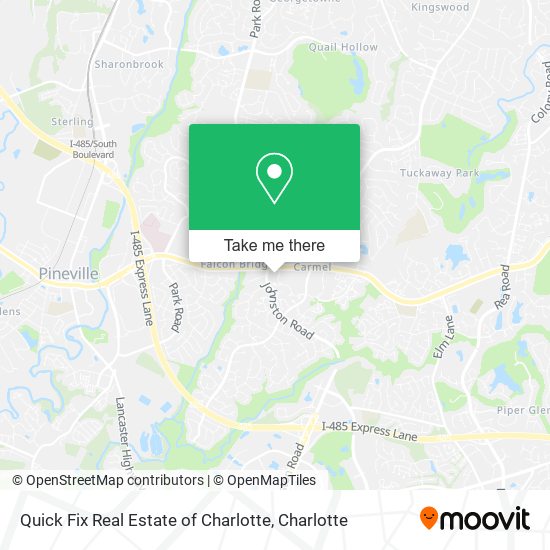 Mapa de Quick Fix Real Estate of Charlotte