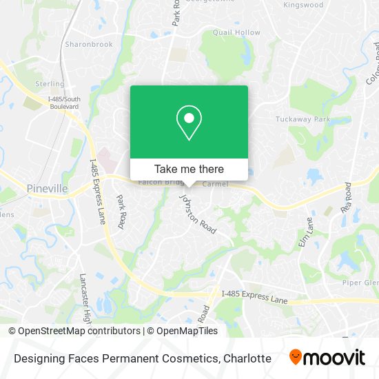 Designing Faces Permanent Cosmetics map