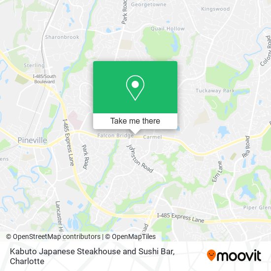 Kabuto Japanese Steakhouse and Sushi Bar map