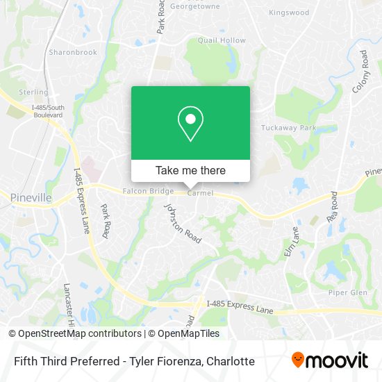 Mapa de Fifth Third Preferred - Tyler Fiorenza