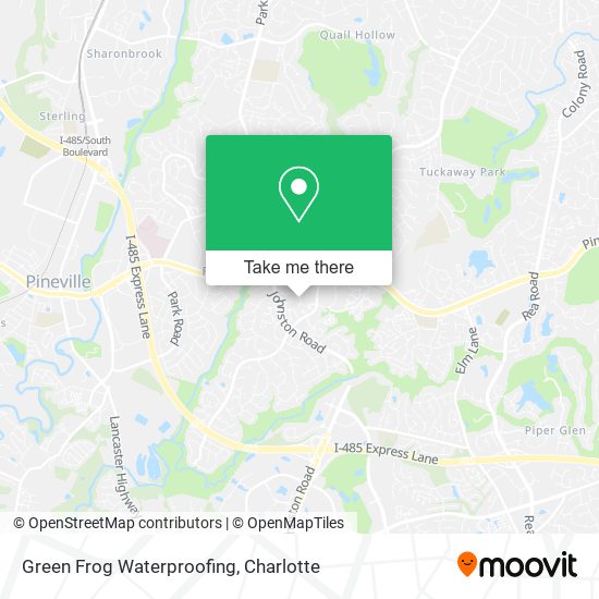 Green Frog Waterproofing map