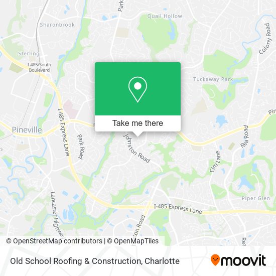 Old School Roofing & Construction map