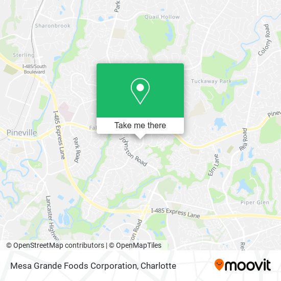 Mesa Grande Foods Corporation map