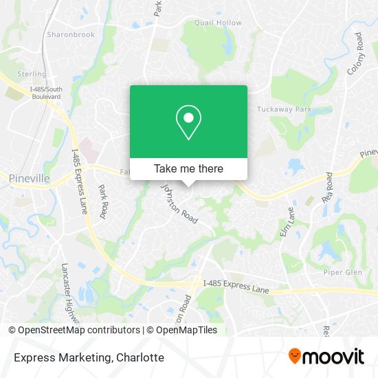 Express Marketing map