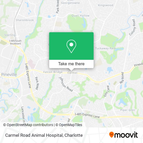 Mapa de Carmel Road Animal Hospital