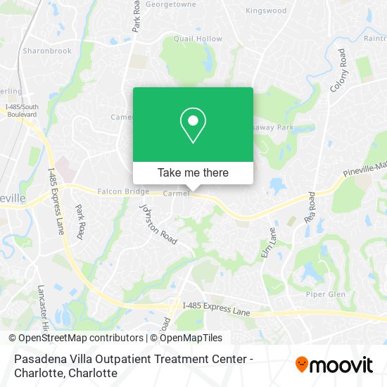 Pasadena Villa Outpatient Treatment Center - Charlotte map