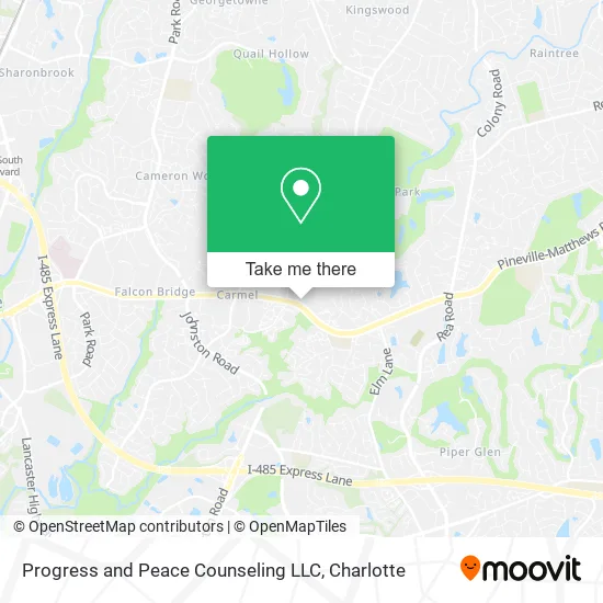 Progress and Peace Counseling LLC map