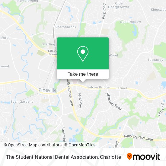 The Student National Dental Association map