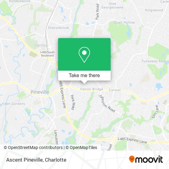 Ascent Pineville map