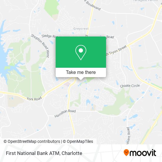 First National Bank ATM map