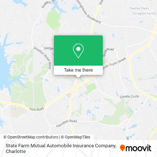 State Farm Mutual Automobile Insurance Company map