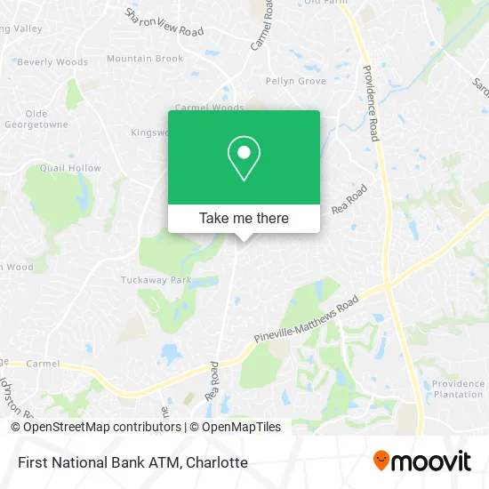First National Bank ATM map