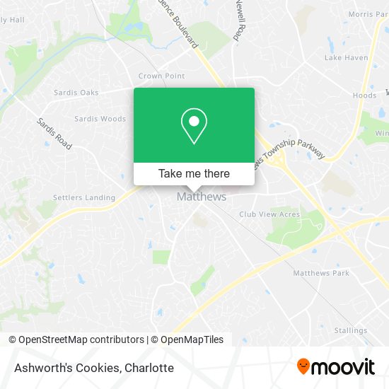Ashworth's Cookies map