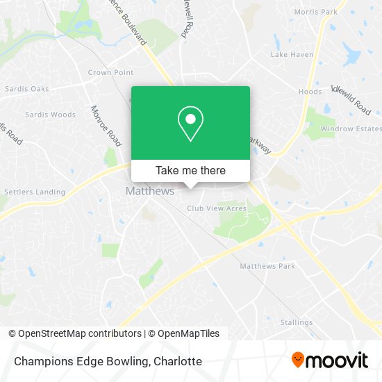 Mapa de Champions Edge Bowling