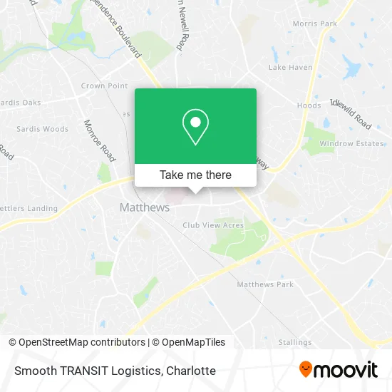 Smooth TRANSIT Logistics map