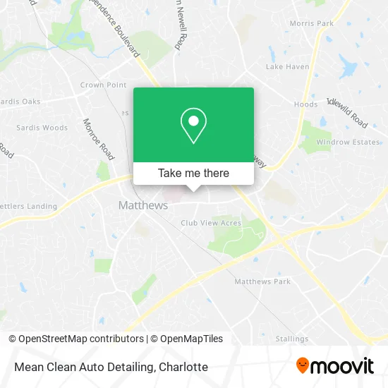 Mean Clean Auto Detailing map