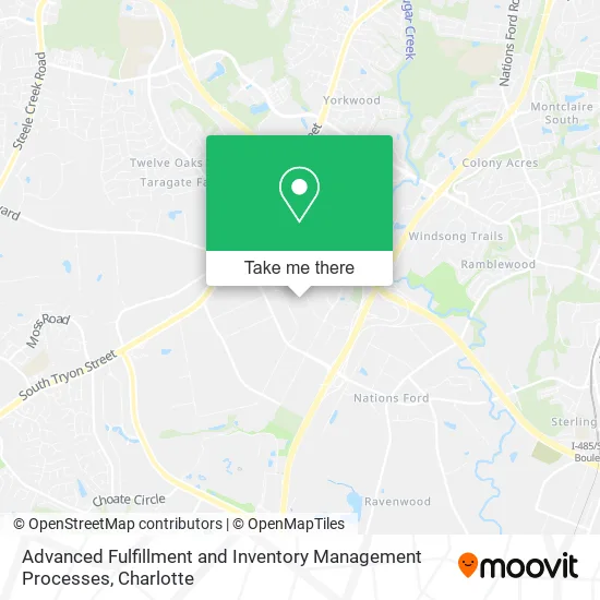 Advanced Fulfillment and Inventory Management Processes map