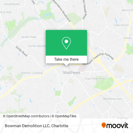 Bowman Demolition LLC map