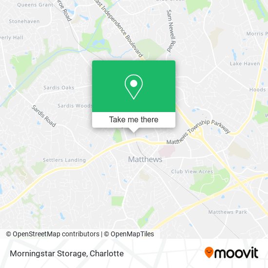 Morningstar Storage map