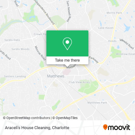 Araceli's House Cleaning map