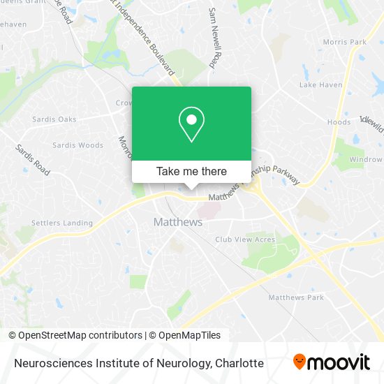 Neurosciences Institute of Neurology map