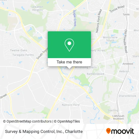Mapa de Survey & Mapping Control, Inc.