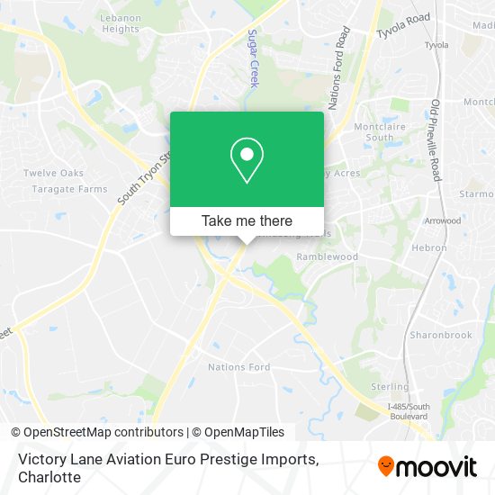 Victory Lane Aviation Euro Prestige Imports map