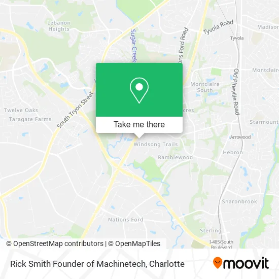 Mapa de Rick Smith Founder of Machinetech