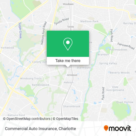 Commercial Auto Insurance map