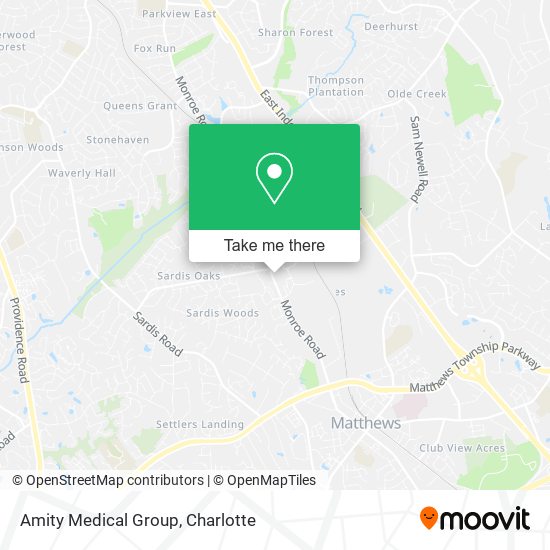 Amity Medical Group map