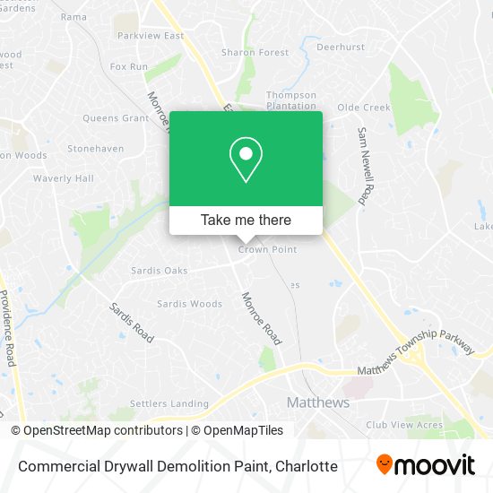 Mapa de Commercial Drywall Demolition Paint