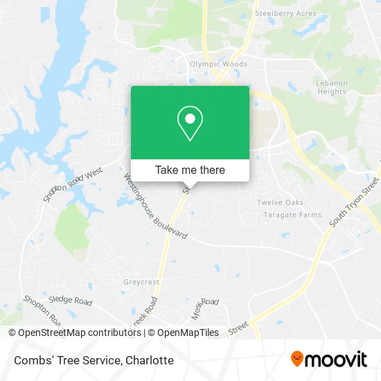 Combs' Tree Service map