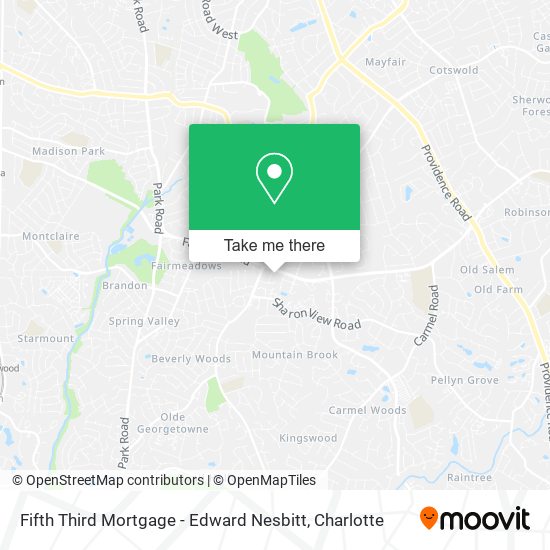 Fifth Third Mortgage - Edward Nesbitt map