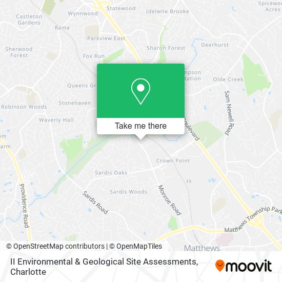 II Environmental & Geological Site Assessments map