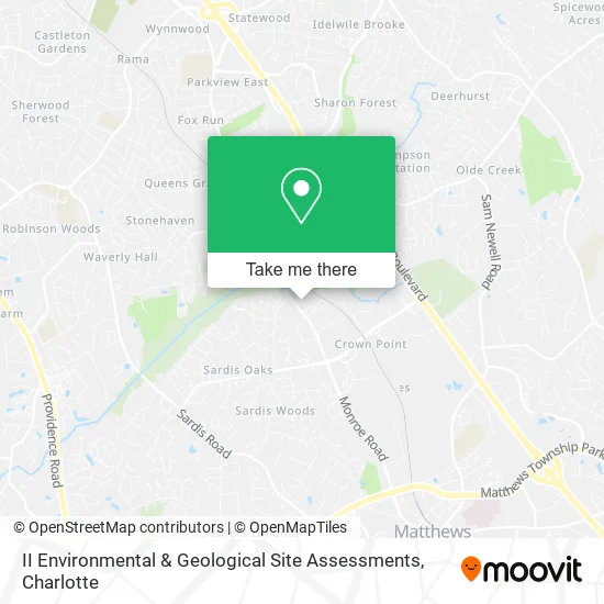II Environmental & Geological Site Assessments map