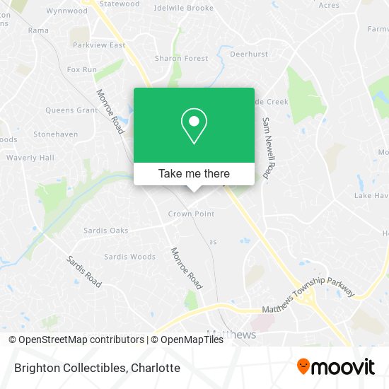 Brighton Collectibles map