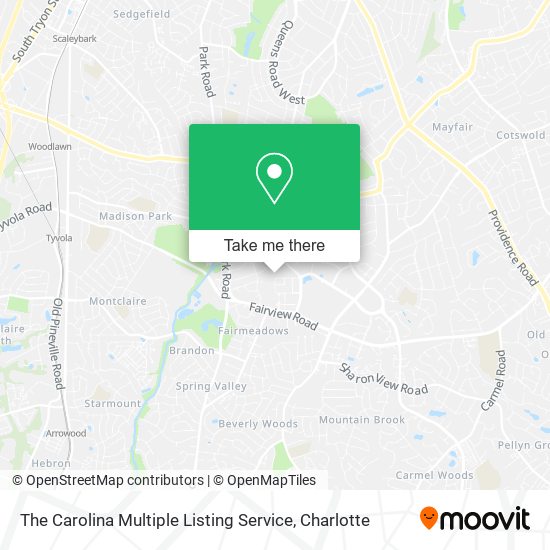 Mapa de The Carolina Multiple Listing Service