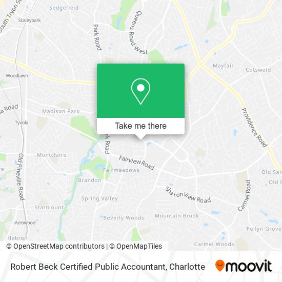 Robert Beck Certified Public Accountant map