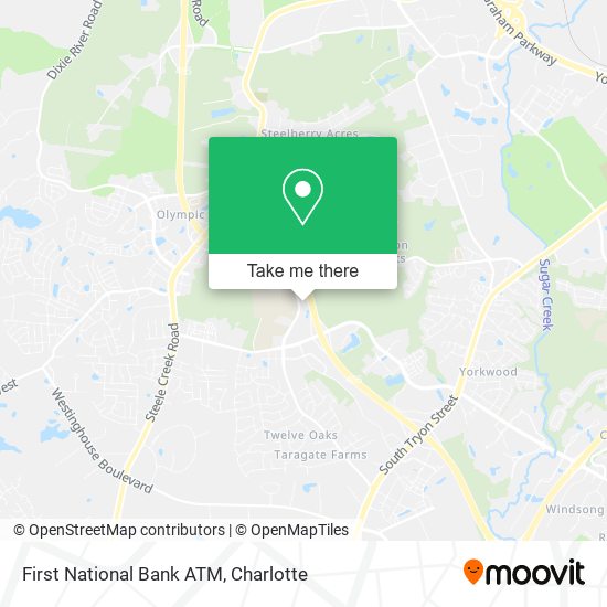 Mapa de First National Bank ATM