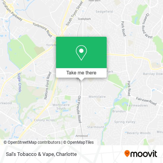 Sal's Tobacco & Vape map