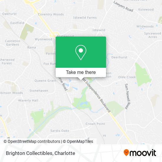 Brighton Collectibles map
