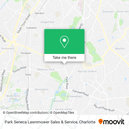 Park Seneca Lawnmower Sales & Service map