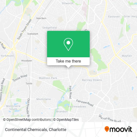 Continental Chemicals map