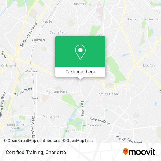 Certified Training map