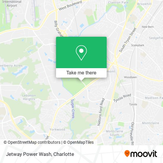 Jetway Power Wash map