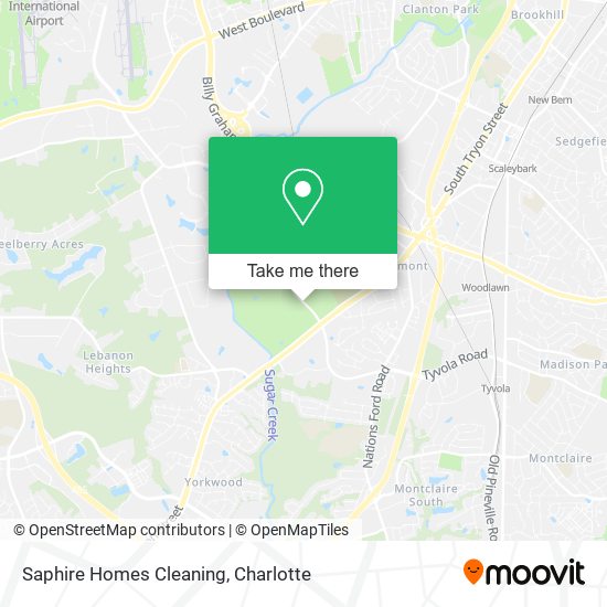 Saphire Homes Cleaning map