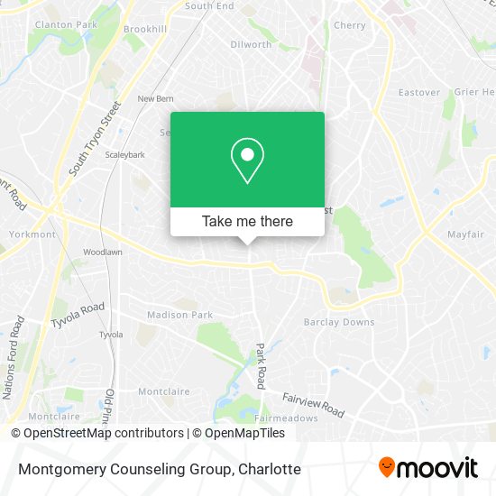 Mapa de Montgomery Counseling Group