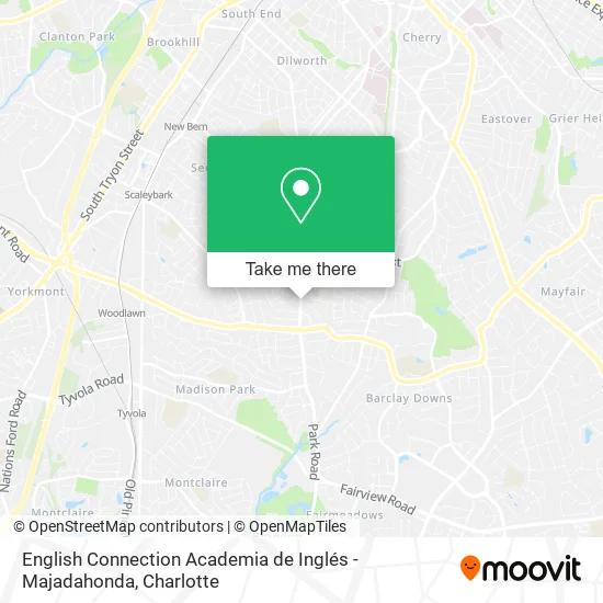 Mapa de English Connection Academia de Inglés - Majadahonda